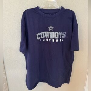 Dallas Cowboys Authentic Men’s  Navy Football T-Shirt. Size XLT.